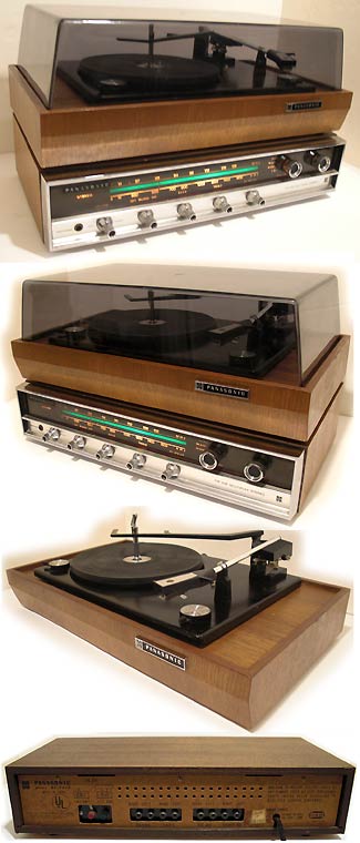 Panasonic Vintage Stereo  Receiver and Record Changer