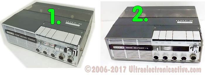 The slection UHER Professional reel to reel decks to be refurbished to order