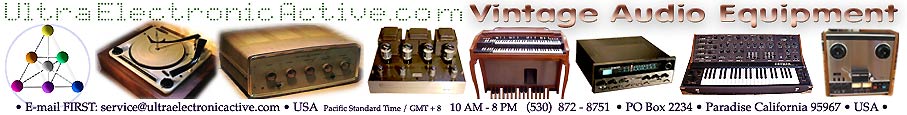 Ultraelectronicactive.com - Vintage Audio Equipment for Sale.